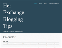 Tablet Screenshot of herexchange.com